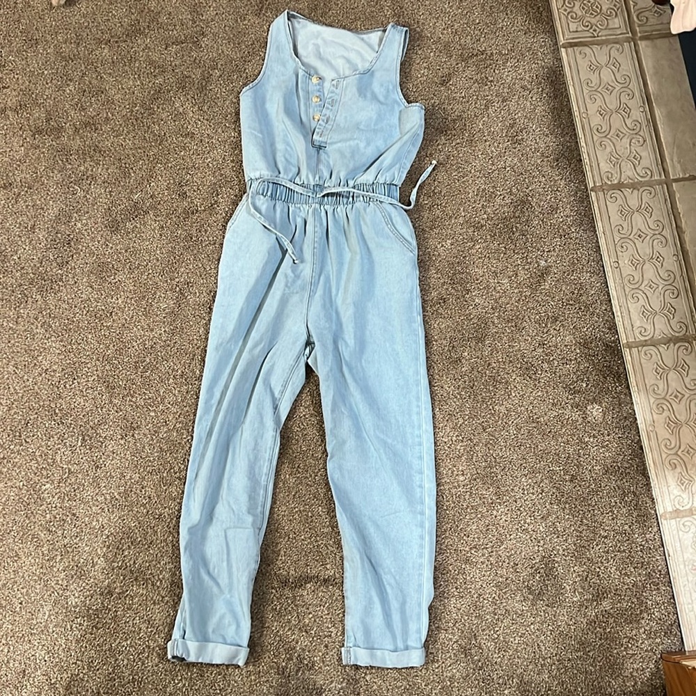 SHEIN Denim Jumpsuit